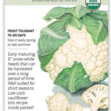 CAULIFLOWER SNOWBALL Y Botanical Interests®