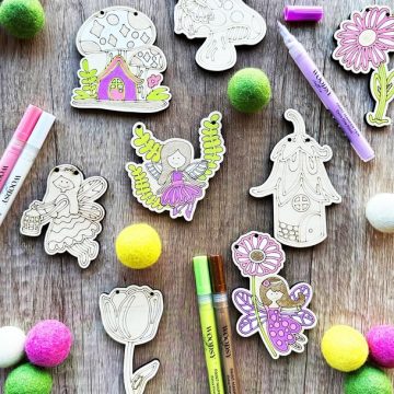 DIY CRAFT GARLAND KIT, FAIRY GARDEN