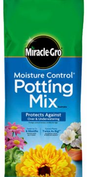 MIRACLE-GRO MOISTURE CONTROL POTTING SOIL