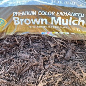 2 CUFT BROWN MULCH