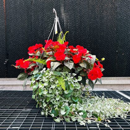 Combination Christmas in July- 14″ Fiber Basket