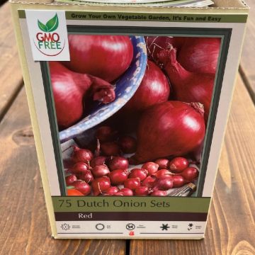 DUTCH RED ONION SET- QUANTITY: 75