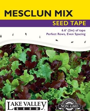 SEED TAPE, LETTUCE MESCLUN MIX
