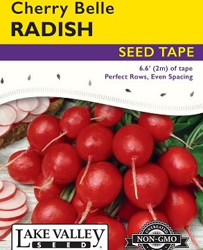 SEED TAPE, RADISH CHERRY BELLE