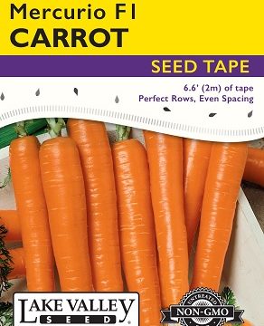 SEED TAPE, CARROT MERCURIO F1