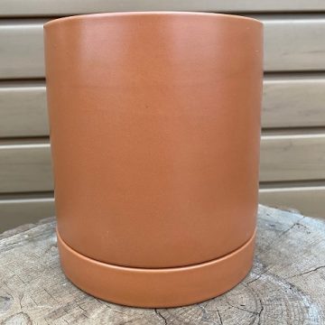 TERRA ROMEY PLANTER & SAUCER- 5"