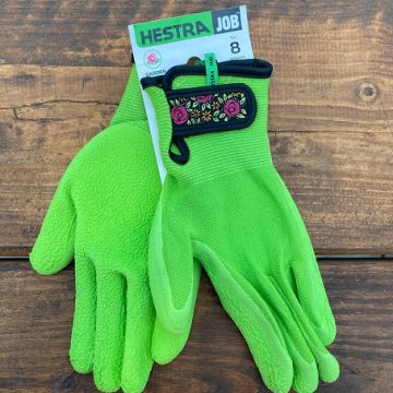 GARDEN BAMBOO GLOVE, GREEN- LARGE